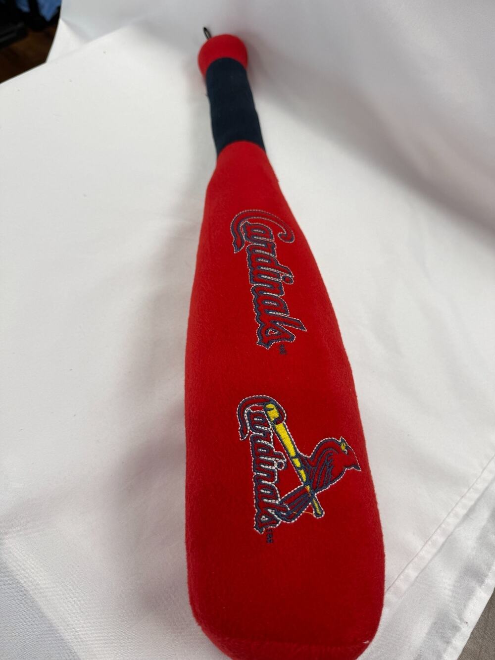 St Louis Cardinals Plush Bat Toy Baseball Fan Decor Soft Stuffed MLB Red 90's